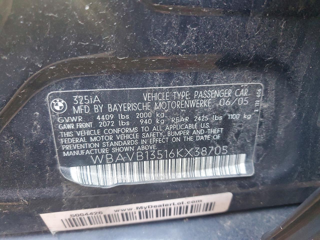 2006 BMW 325 i