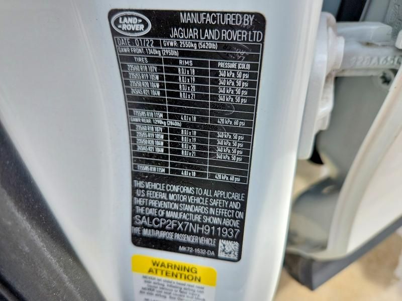 2022 Land Rover Discovery Sport se