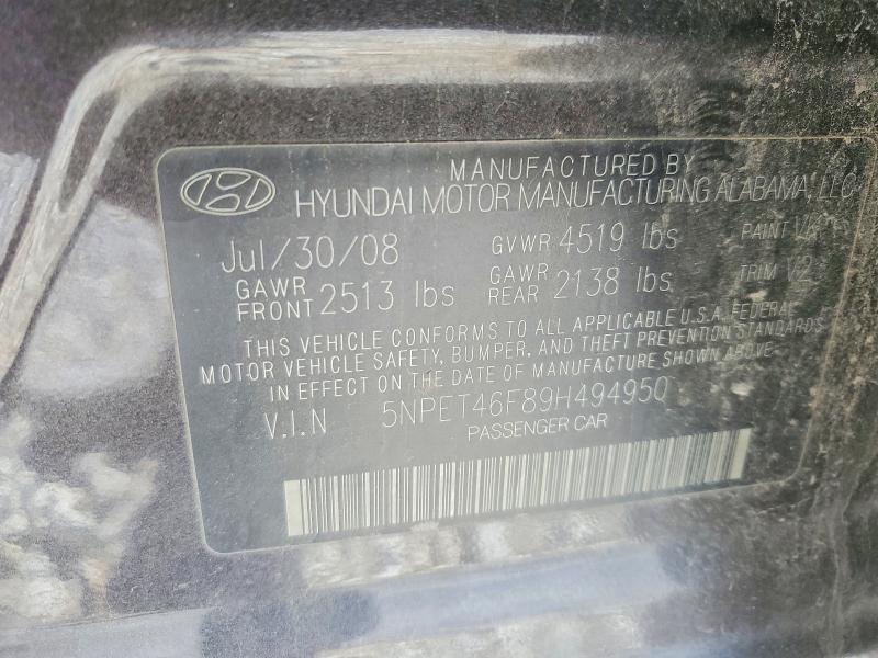 2009 Hyundai Sonata gls V6