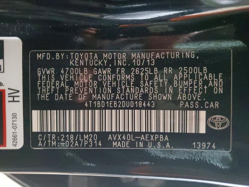 2013 Toyota Avalon Hybrid
