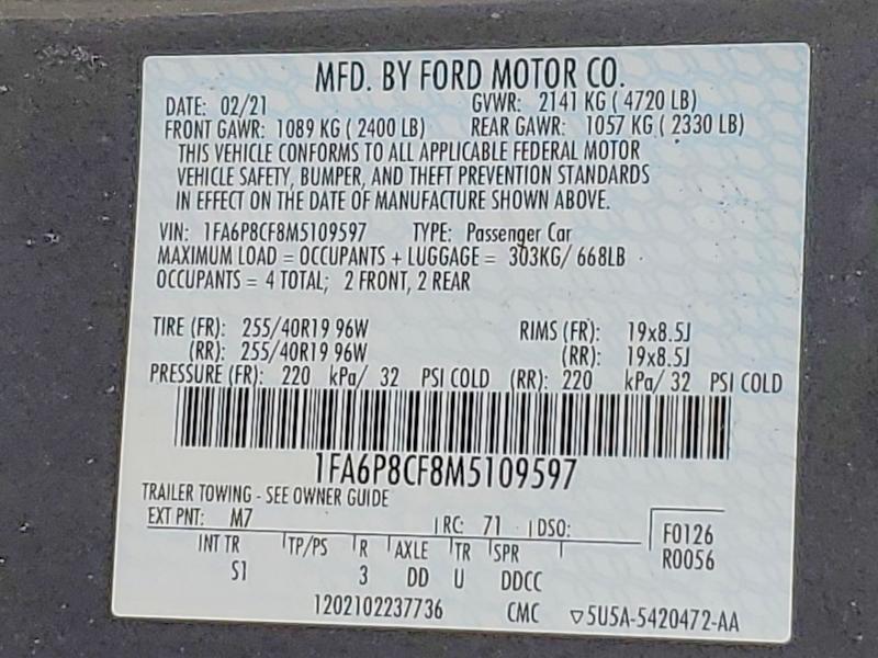 2021 Ford Mustang gt