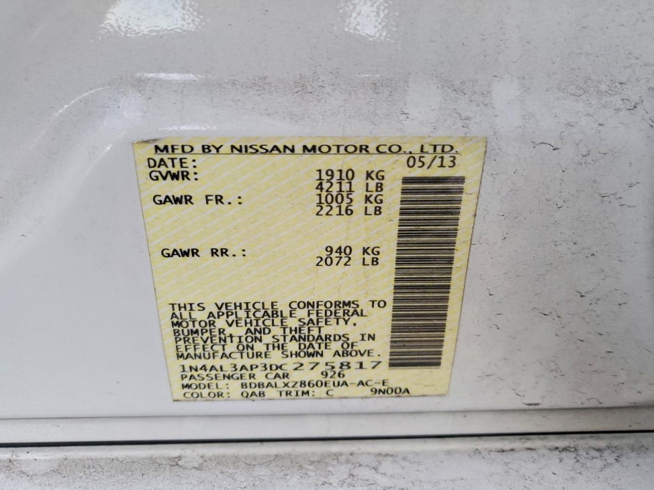 2013 Nissan Altima 2.5