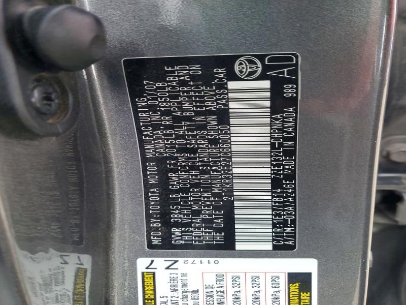 2007 Toyota Corolla Matrix xr