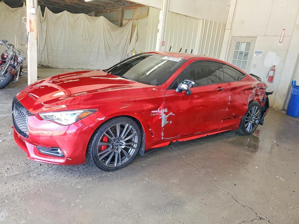 2017 Infiniti Q60 red Sport 400
