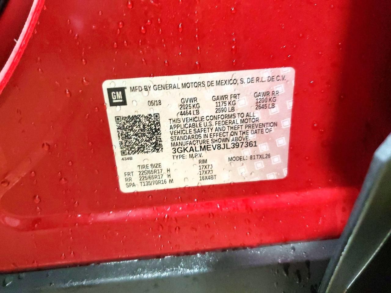 2018 GMC Terrain sle