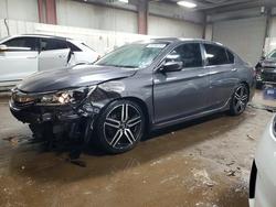 Vehiculos salvage en venta de Copart Elgin, IL: 2016 Honda Accord Sport