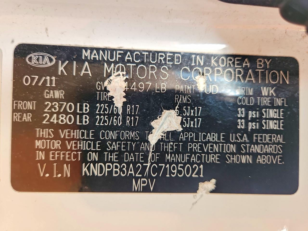 2012 KIA Sportage Base