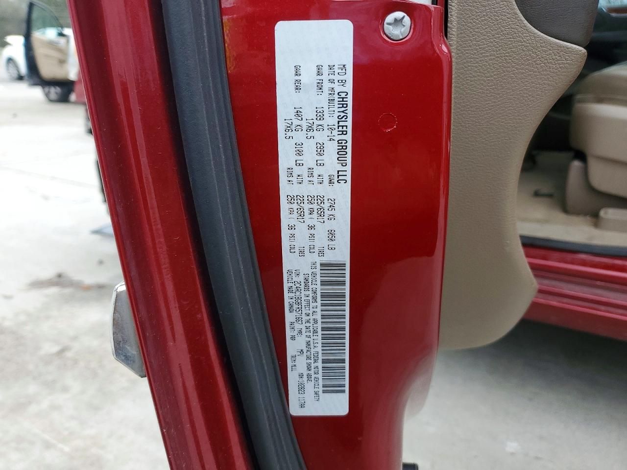 2015 Chrysler Town & Country Touring