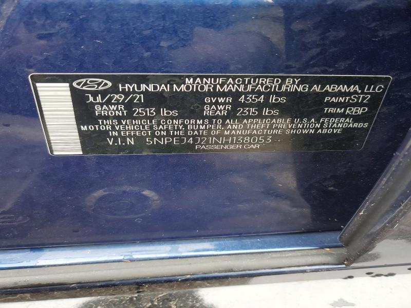 2022 Hyundai Sonata sel Plus