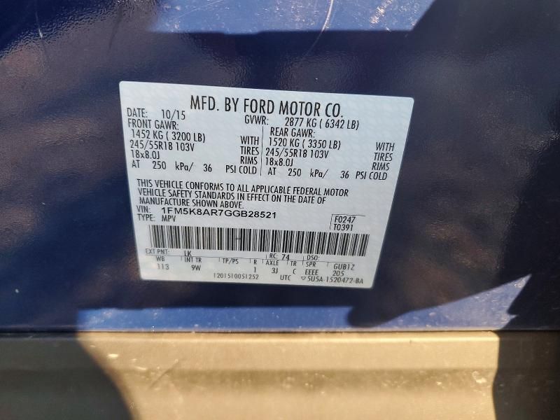 2016 Ford Explorer Police Interceptor