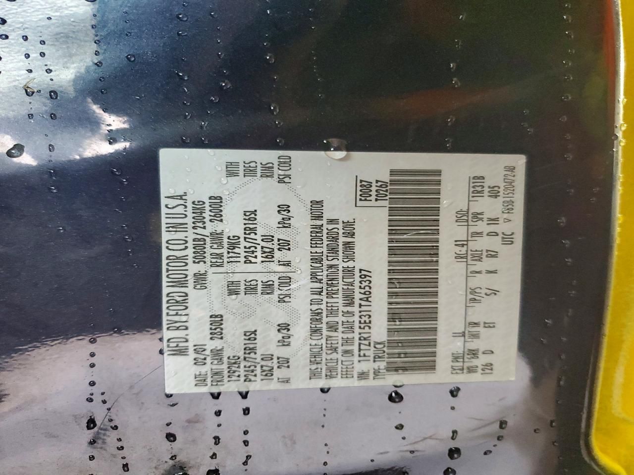 2001 Ford Ranger Super cab