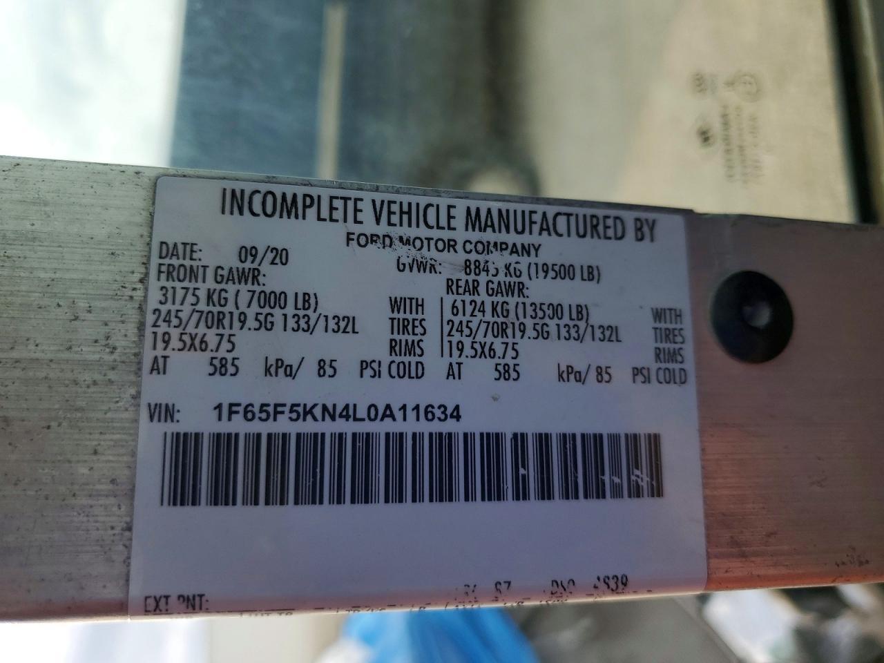 2020 Ford F59