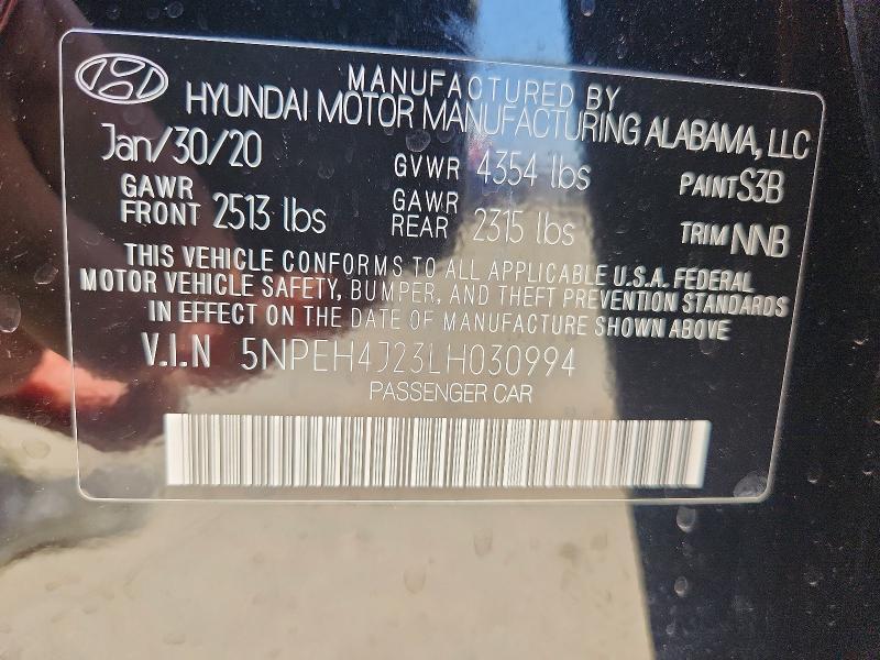2020 Hyundai Sonata Limited