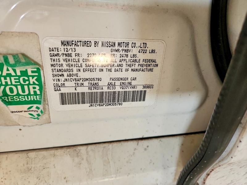 2013 Infinity G37 Base