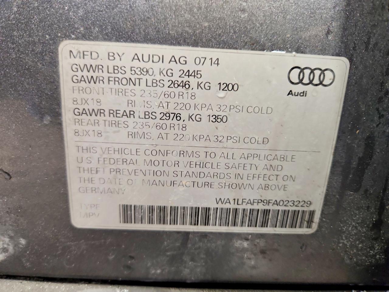 2015 Audi Q5 Premium Plus