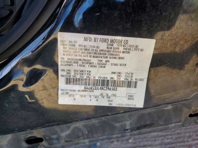 2019 Ford Ecosport ses