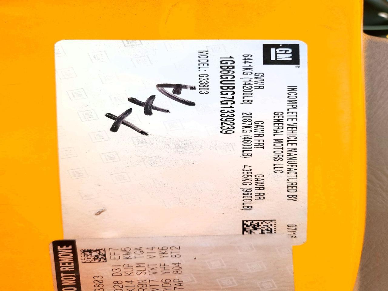 2016 Chevrolet 2016 Collins Bantam G4500-School Bus