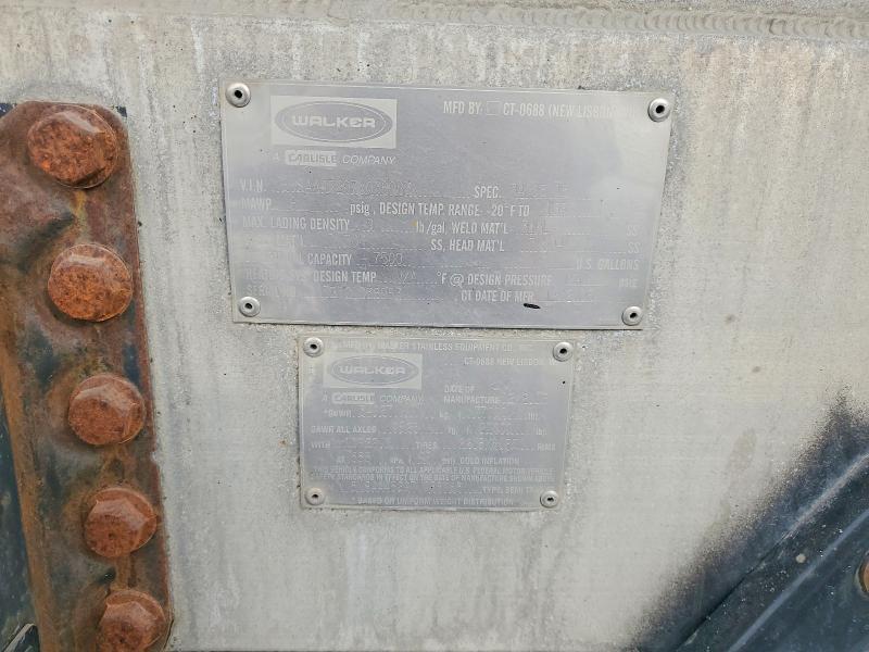 2007 Walker Tank Trailer