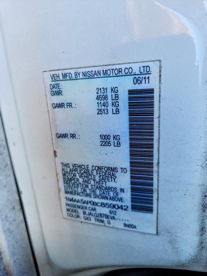 2011 Nissan Maxima s