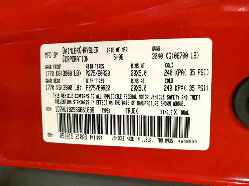 2006 Dodge Ram 1500 st