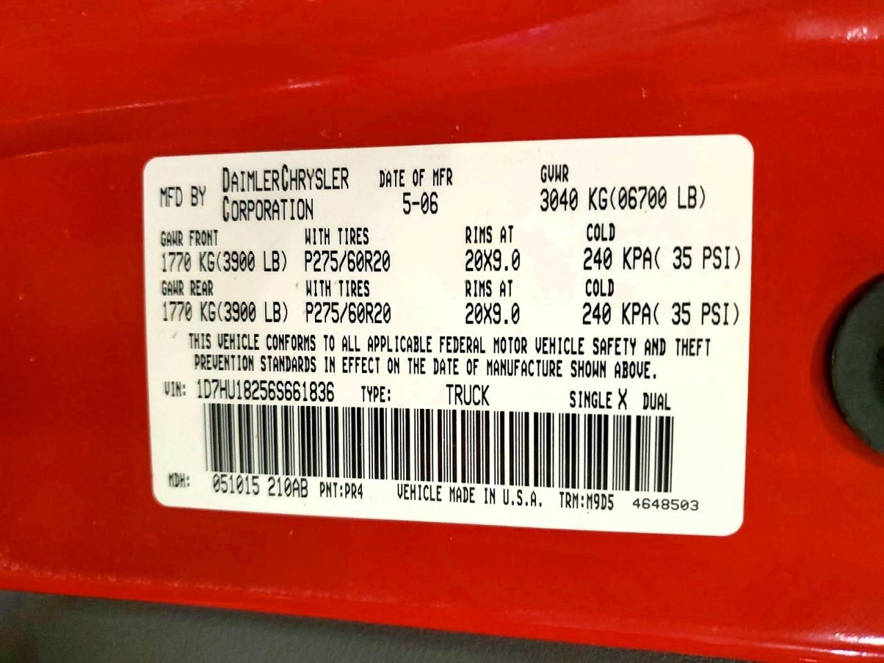 2006 Dodge Ram 1500 st