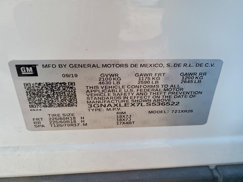 2020 Chevrolet Equinox lt