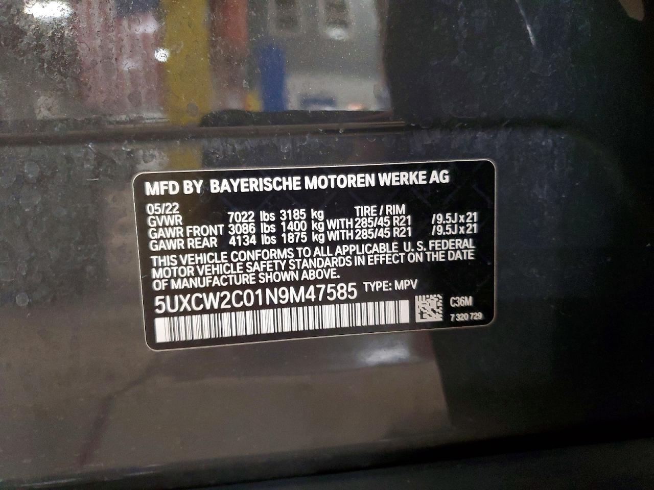 2022 BMW X7 Xdrive40i