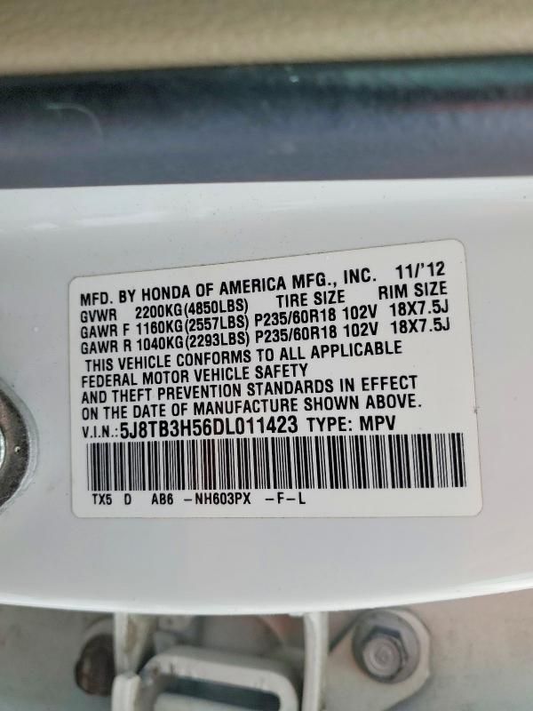 2013 Acura Rdx Technology