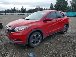 Salvage cars for sale from Copart Spanaway, WA: 2018 Honda Hr-v ex
