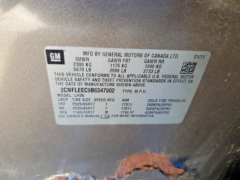 2011 Chevrolet Equinox lt