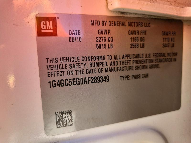 2010 Buick Lacrosse cxl