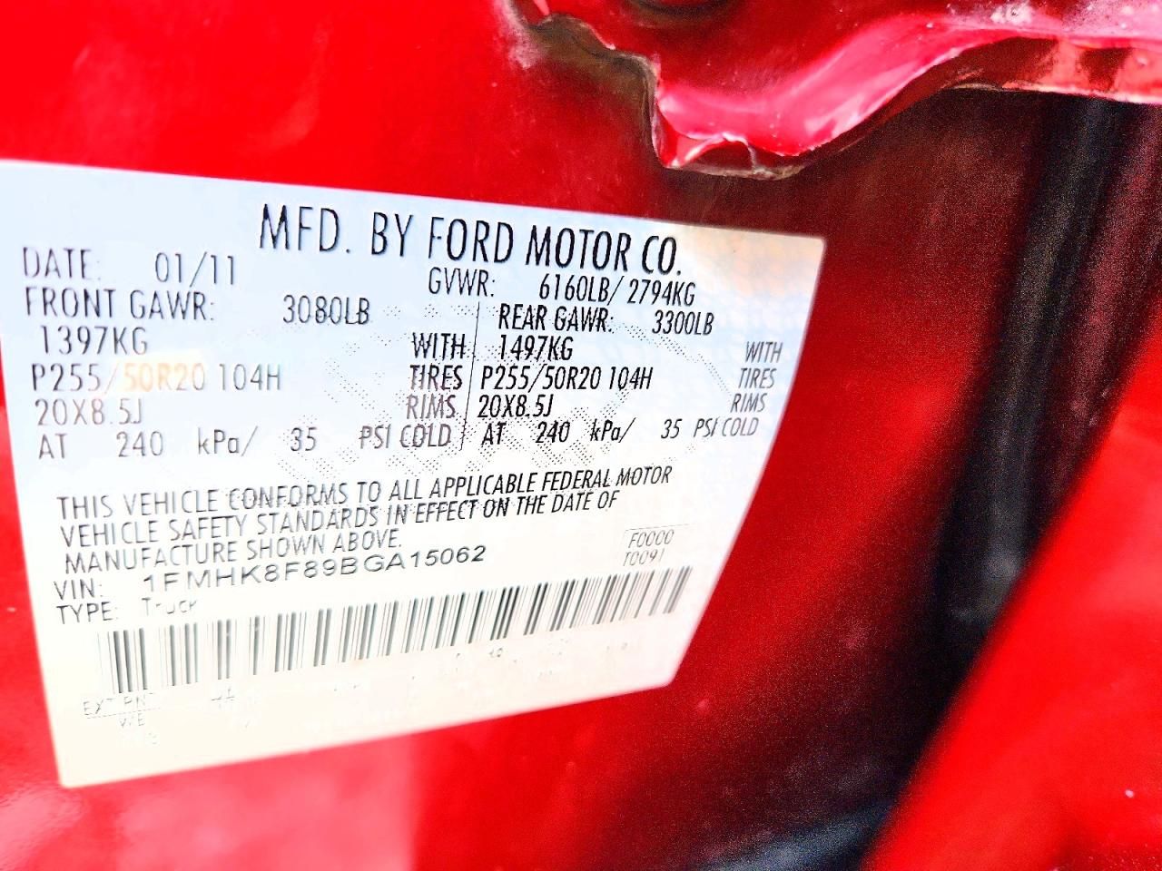 2011 Ford Explorer Limited