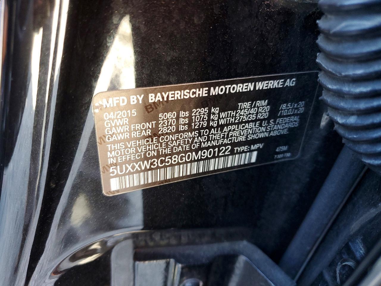 2016 BMW X4 Xdrive28i