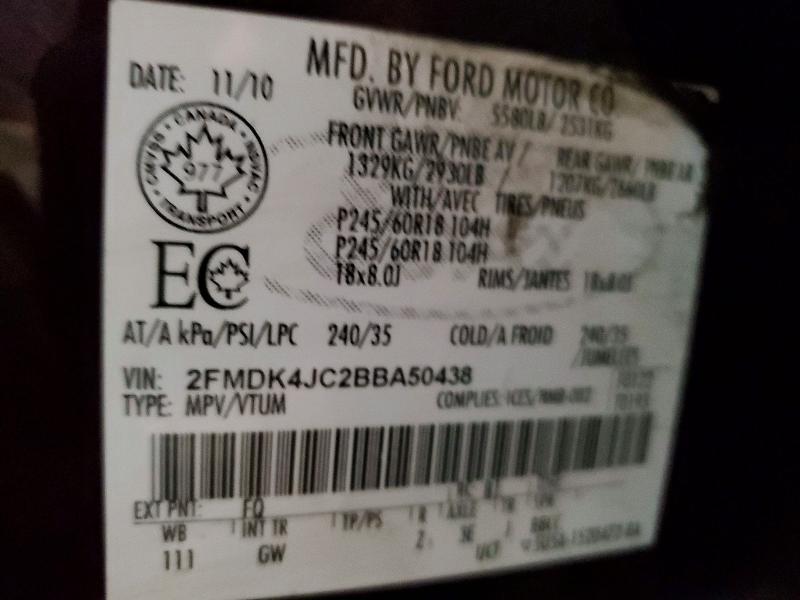 2011 Ford Edge sel