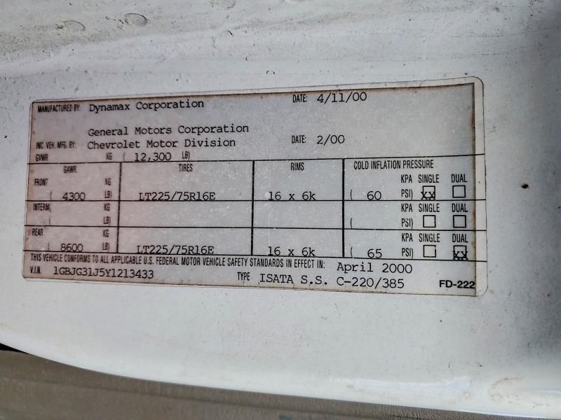 2000 Chevrolet Express G3500