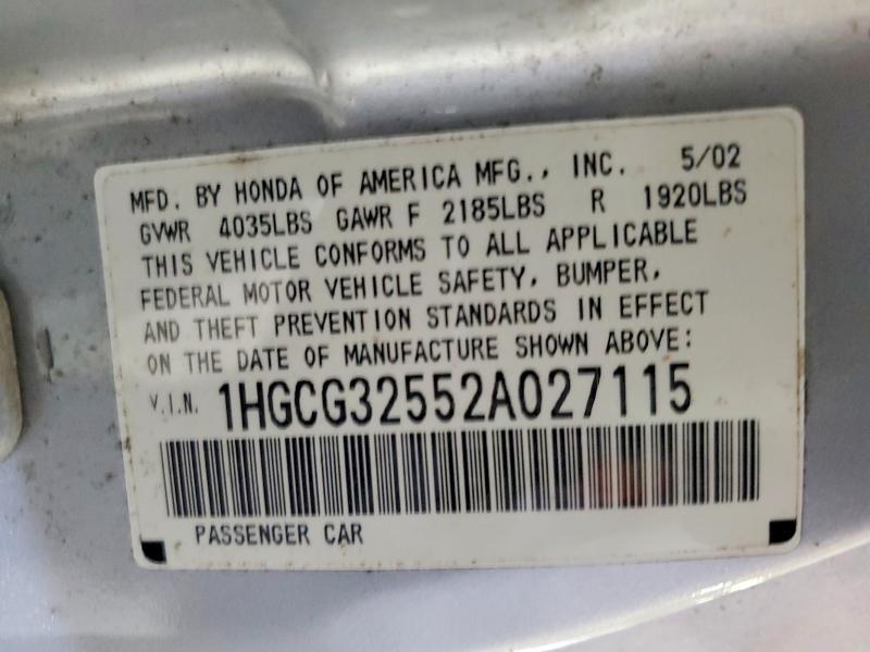 2002 Honda Accord ex