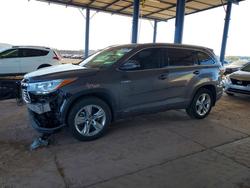 Toyota Highlander salvage cars for sale: 2016 Toyota Highlander Hybrid Limited