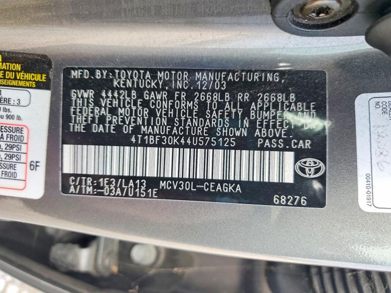 2004 Toyota Camry xle V6