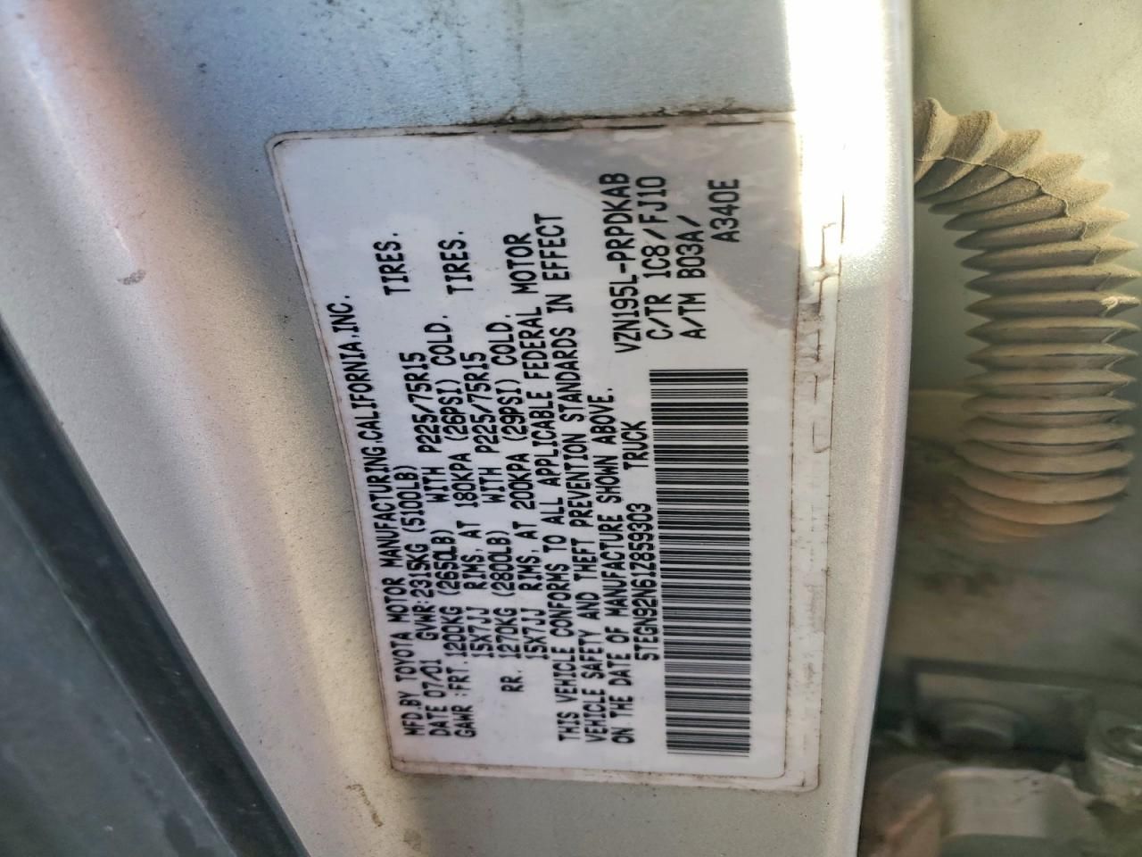 2001 Toyota Tacoma Double Cab Prerunner