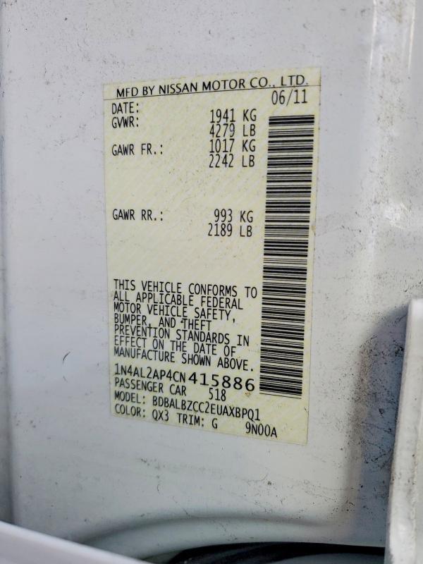 2012 Nissan Altima Base