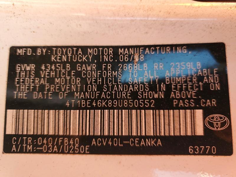 2009 Toyota Camry Base