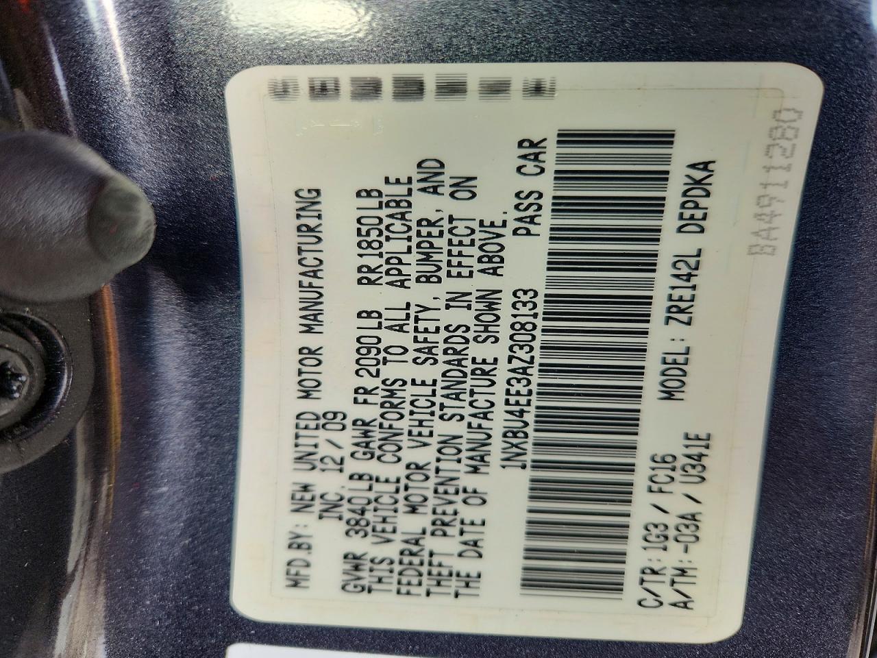 2010 Toyota Corolla Base