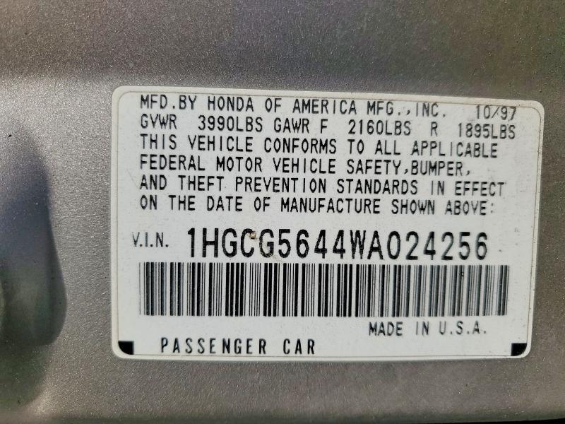 1998 Honda Accord lx