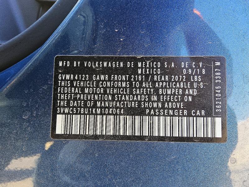 2019 Volkswagen Jetta s
