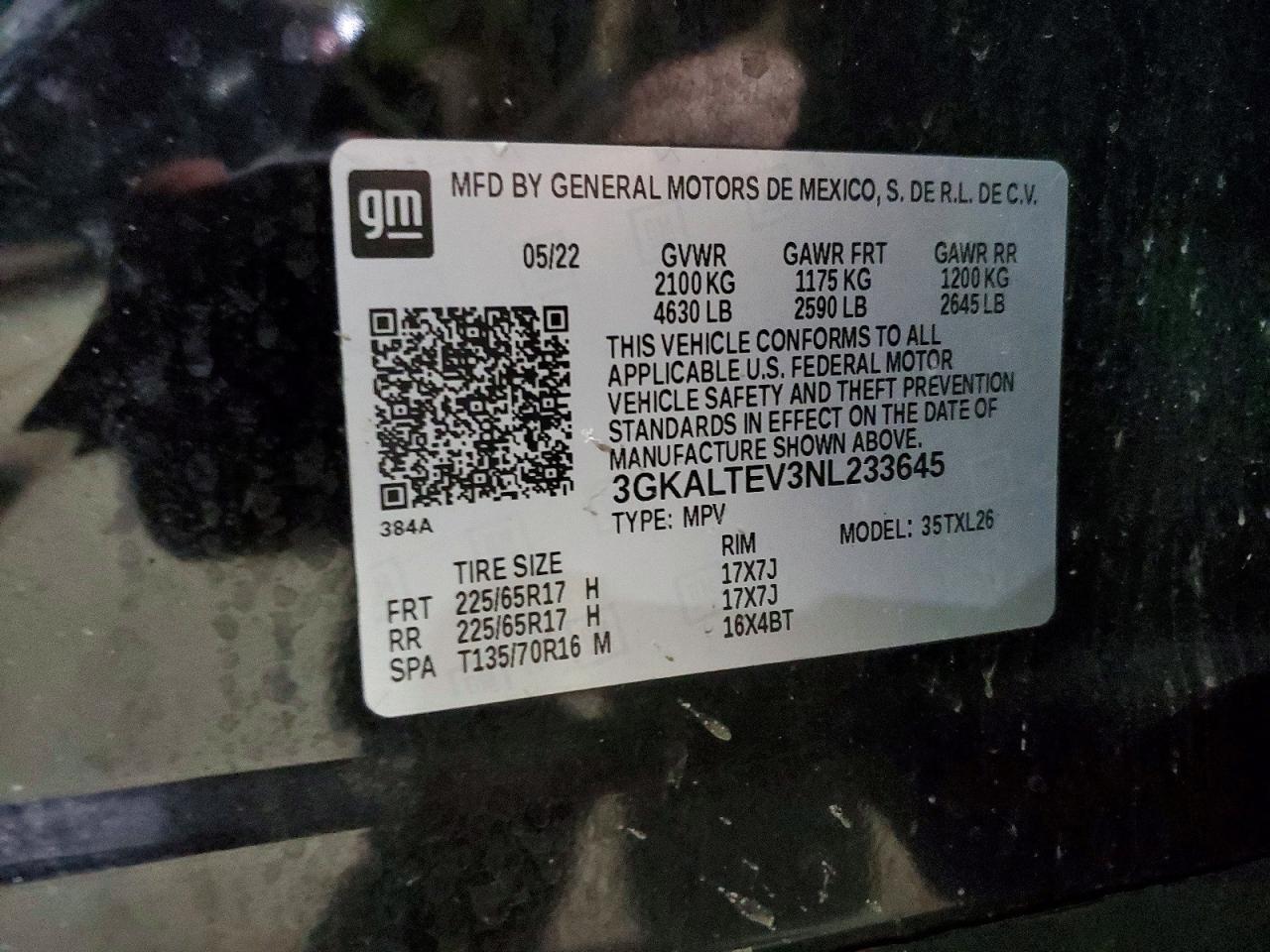 2022 GMC Terrain sle