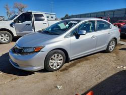 Honda Vehiculos salvage en venta: 2012 Honda Civic lx