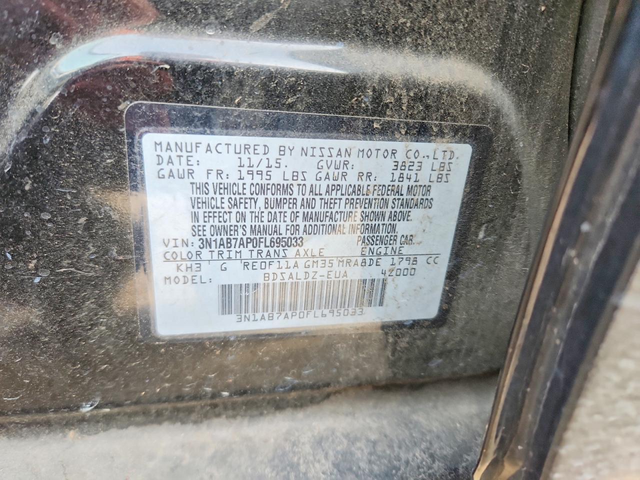 2015 Nissan Sentra s