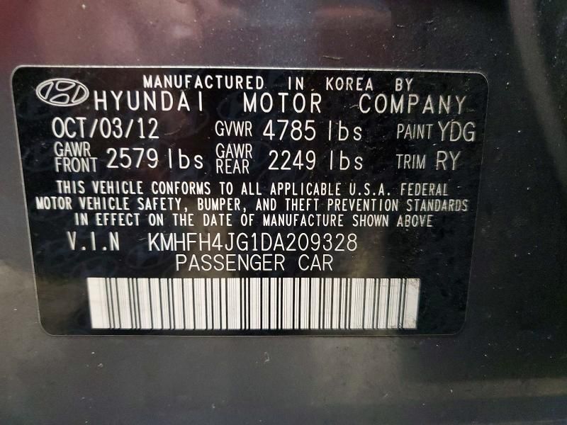 2013 Hyundai Azera gls