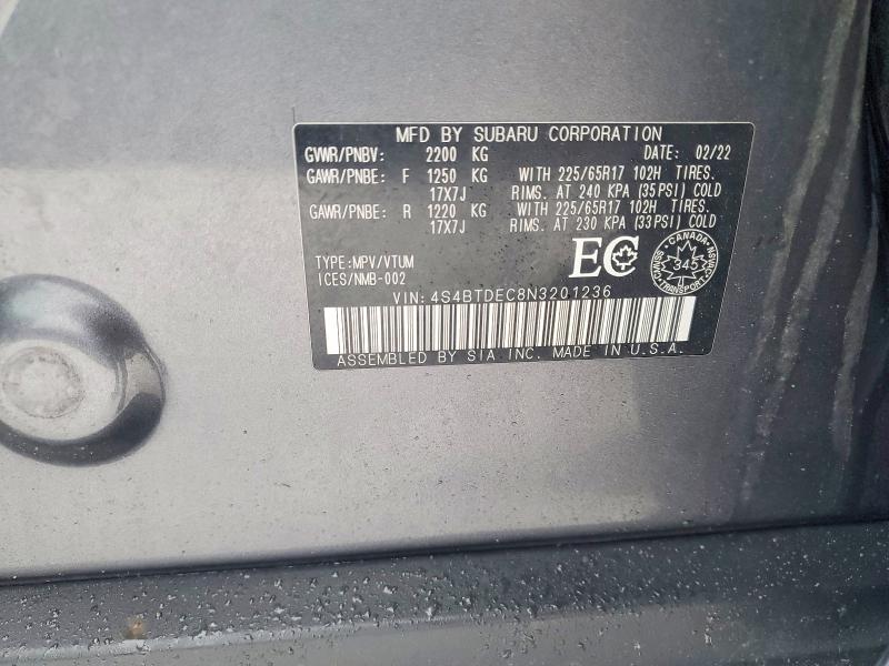 2022 Subaru Outback Touring