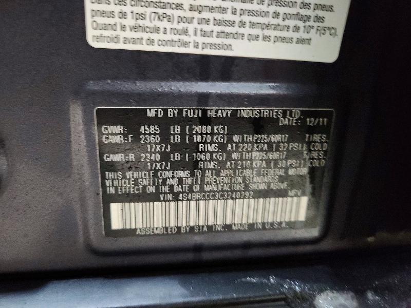 2012 Subaru Outback 2.5i Premium